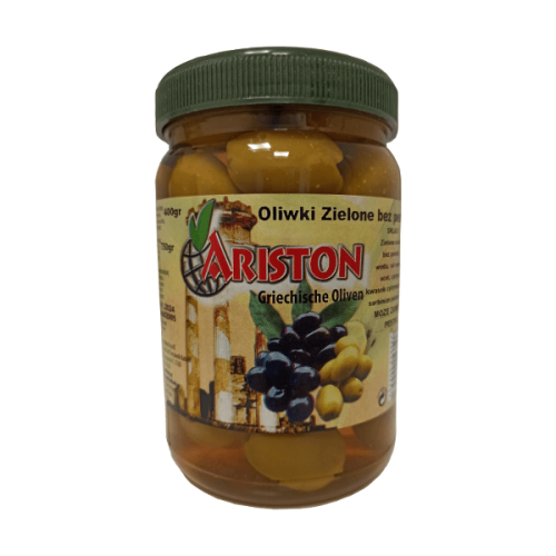 Oliwki zielone greckie bez pestek 750g Ariston