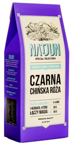 Herbata czarna chińska róża  60g natjun