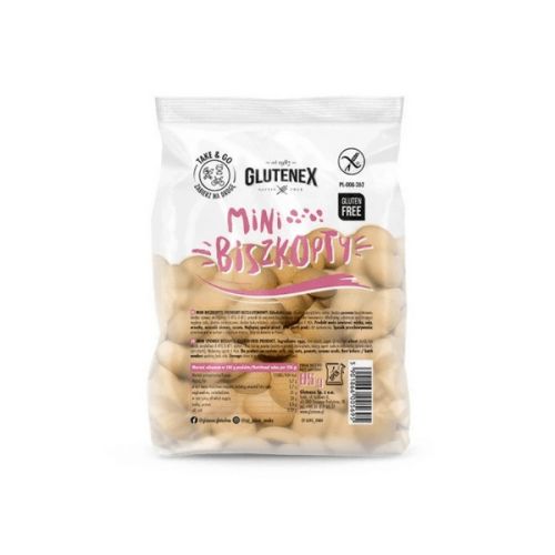 Biszkopty mini bezglutenowe 85g Glutenex