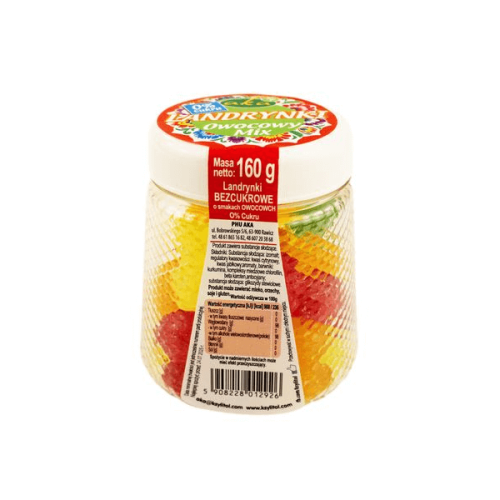 Landrynki owocowe Owocowy mix bez cukru 160g AKA